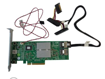 New Dell Perc H310 PowerEdge Server Integrated Raid Controller Card w  Cables HV52W Sale