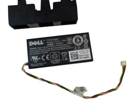 New Dell PowerEdge Perc 5i 6i Battery FR463 U8735 NU209 w  Cable JC881 - Refurbished For Sale