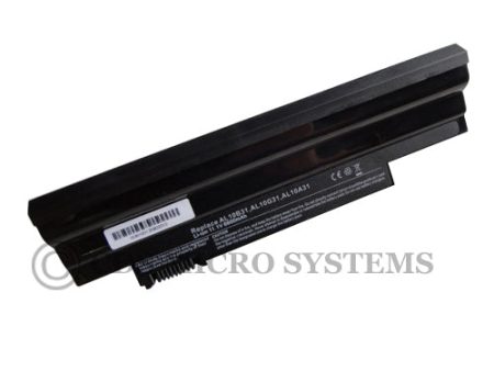 New Acer Aspire One AL10B31 Black Netbook Battery 6600mAh 9 Cell Cheap