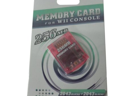 New 256MB Memory Card Stick for Nintendo Wii Game Cube Video Game Consoles Discount