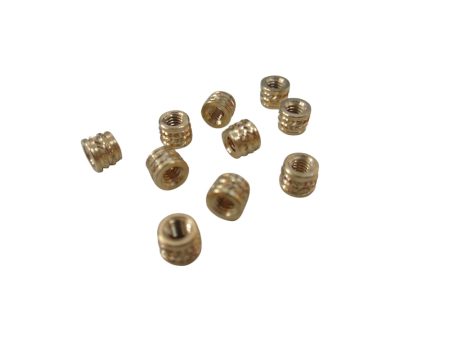 New 10X M2.5 Threaded Brass Screw Inserts for Laptop Cover Part Repair Discount